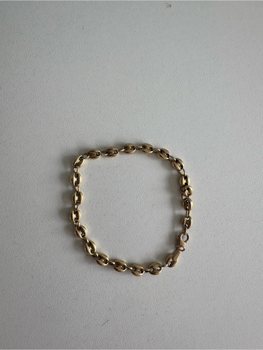 Vintage 14k Gold Link Chain Bracelet